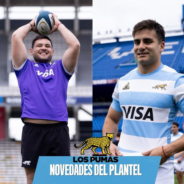 Novedades del plantel de Los Pumas para la gira por Sudáfrica: se suman Leonel Oviedo y Tomás Albornoz