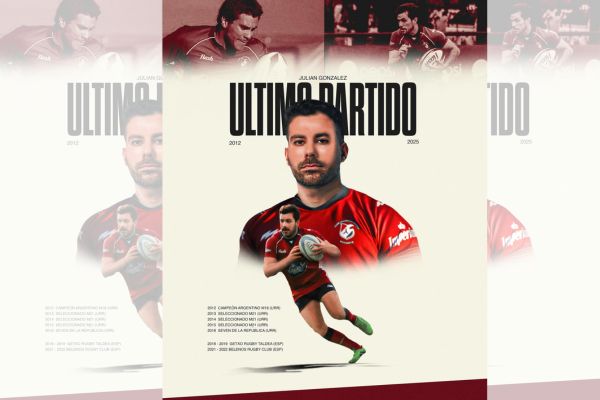 Julián González: el caballero del rugby que se despide del juego
