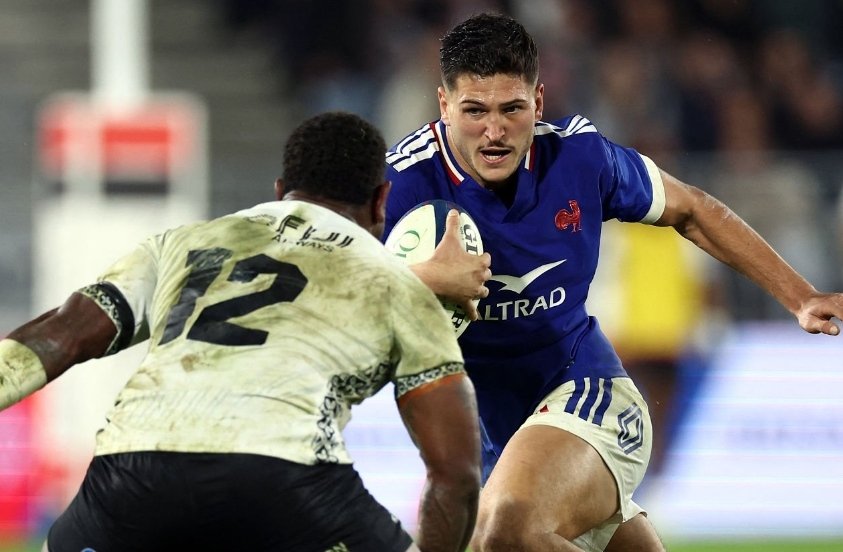 Autumn Nations Series: en Burdeos, Francia venció a Fiji por 34 a 21, pero sin convencer y se fue silbada por los hinchas