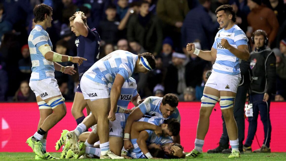 Mundial 2027: Los Pumas con el triunfo sobre Escocia por 33 a 24, se aseguraron el 6° puesto en el Ranking y serán cabeza de serie en el sorteo para Australia 2027