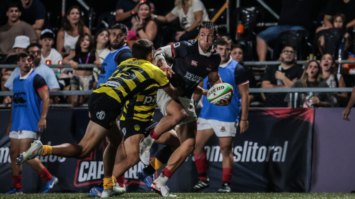 Debut soñado en Rosario: Capibaras XV goleó al campeón Peñarol con punto bonus ante una multitud que acompaño al equipo de todos