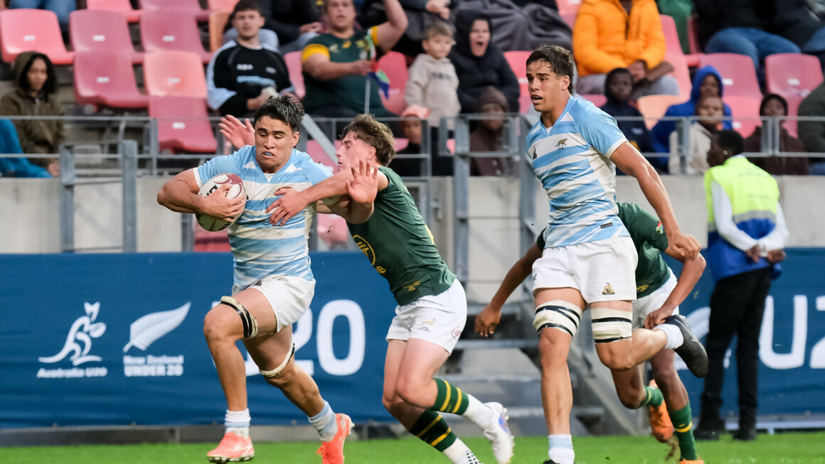 Duro debut para Los Pumitas: Sudáfrica impuso su jerarquía en el inicio del Rugby Championship M20