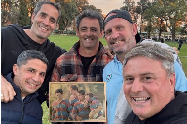 El histórico reencuentro de cinco leyendas bicampeonas de Atlético del Rosario que revolucionó las redes