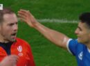 Tomás Albornoz citado por World Rugby tras su cruce con el árbitro Angus Gardner tras la derrota de Los Pumas