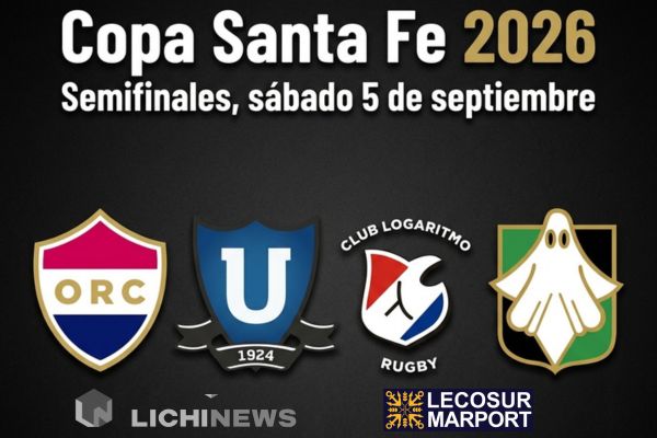 Copa Santa Fe de Rugby 2026: formaciones y horarios para las semifinales